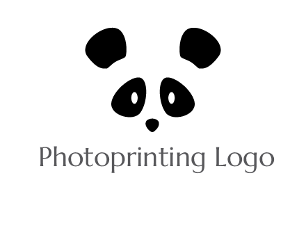 panda face gift logo