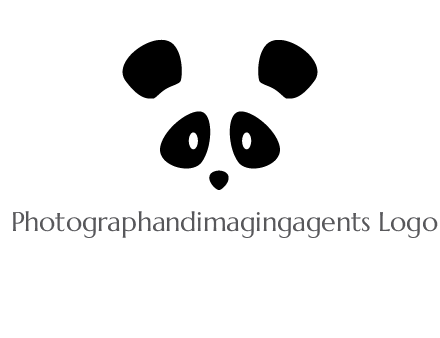 panda face gift logo