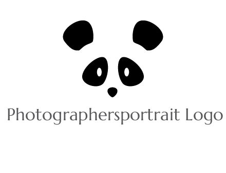 panda face gift logo