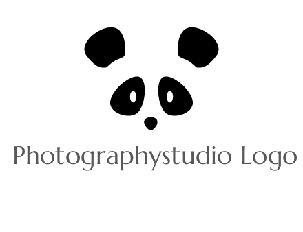 panda face gift logo
