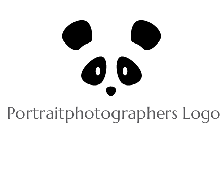 panda face gift logo