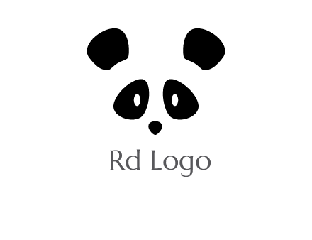 panda face gift logo