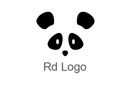 panda face gift logo