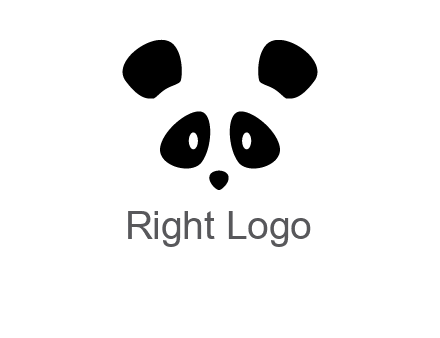 panda face gift logo
