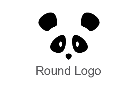 panda face gift logo