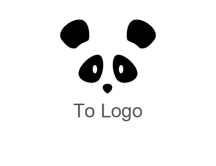 panda face gift logo