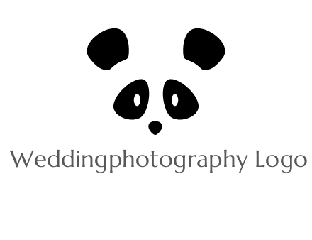 panda face gift logo