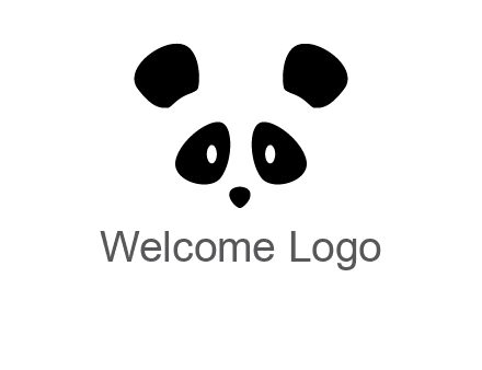 panda face gift logo