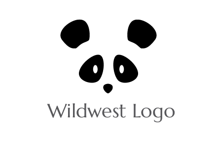 panda face gift logo