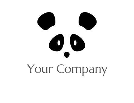 panda face gift logo