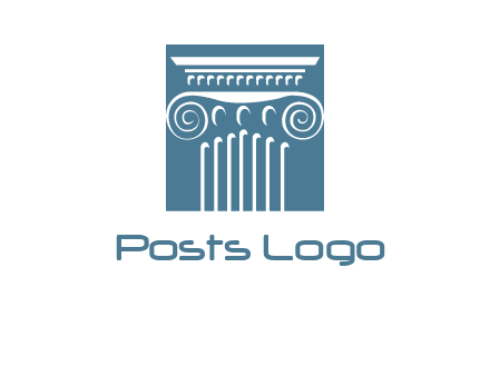 column or pillar logo