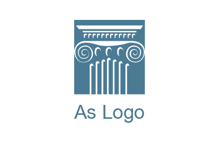 column or pillar logo