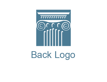 column or pillar logo