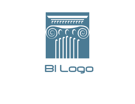 column or pillar logo