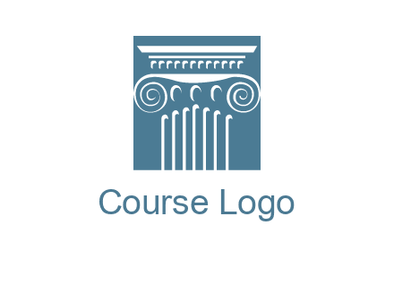 column or pillar logo