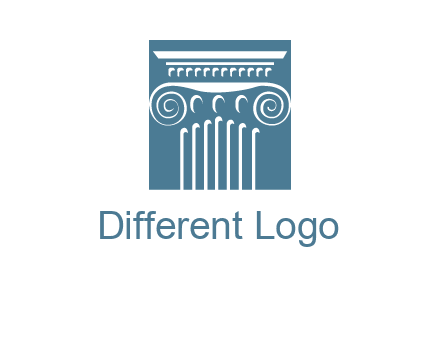 column or pillar logo