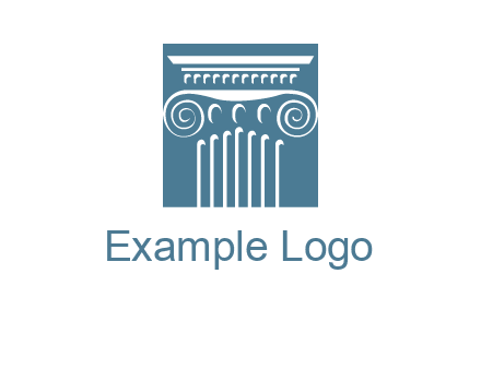 column or pillar logo