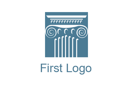 column or pillar logo