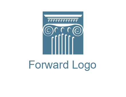 column or pillar logo