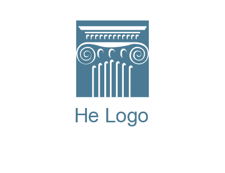 column or pillar logo