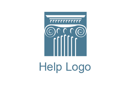 column or pillar logo
