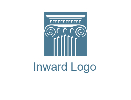column or pillar logo