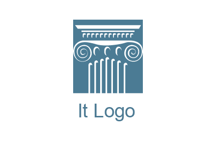 column or pillar logo