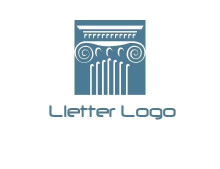 column or pillar logo