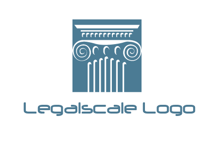 column or pillar logo