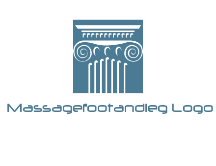 column or pillar logo