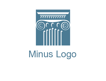 column or pillar logo