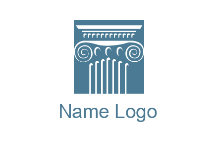 column or pillar logo
