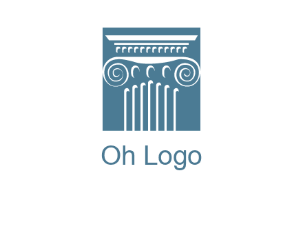 column or pillar logo