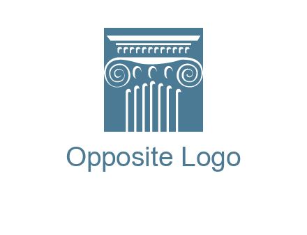 column or pillar logo