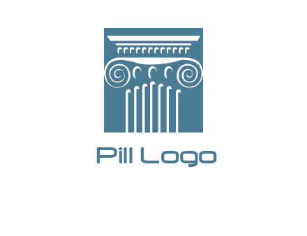 column or pillar logo