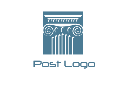 column or pillar logo
