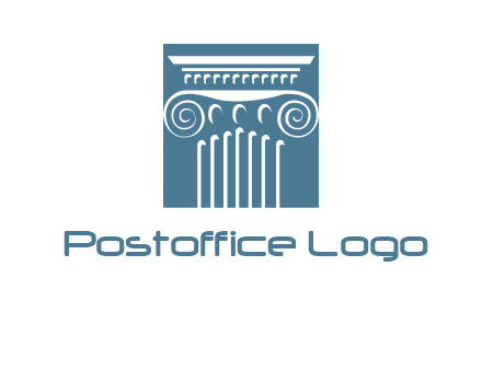 column or pillar logo