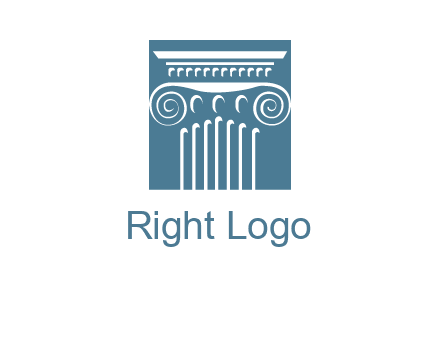 column or pillar logo