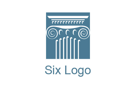 column or pillar logo