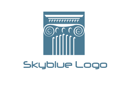 column or pillar logo