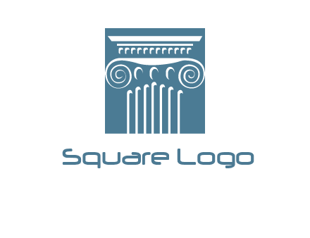 column or pillar logo