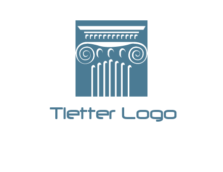 column or pillar logo