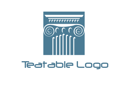column or pillar logo