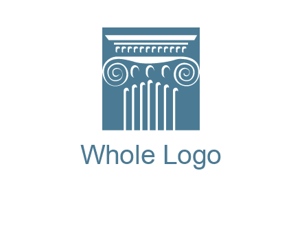 column or pillar logo