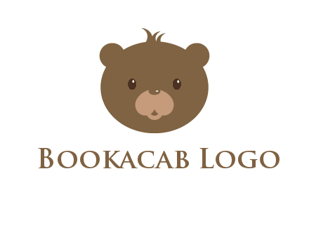 teddy bear face gift logo
