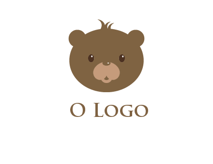 teddy bear face gift logo