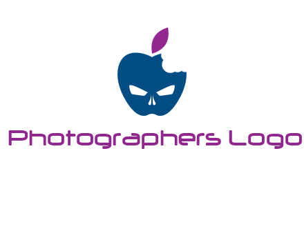 games logo with mask in apple