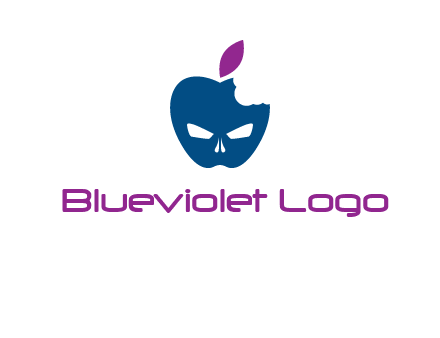 games logo with mask in apple