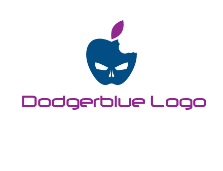 games logo with mask in apple