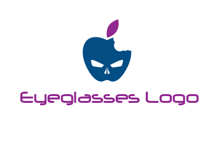 games logo with mask in apple